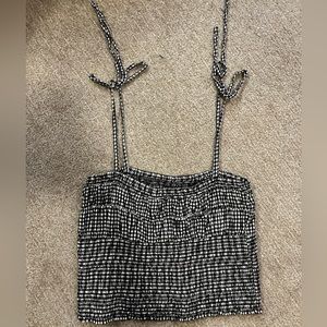 Gingham tank top
